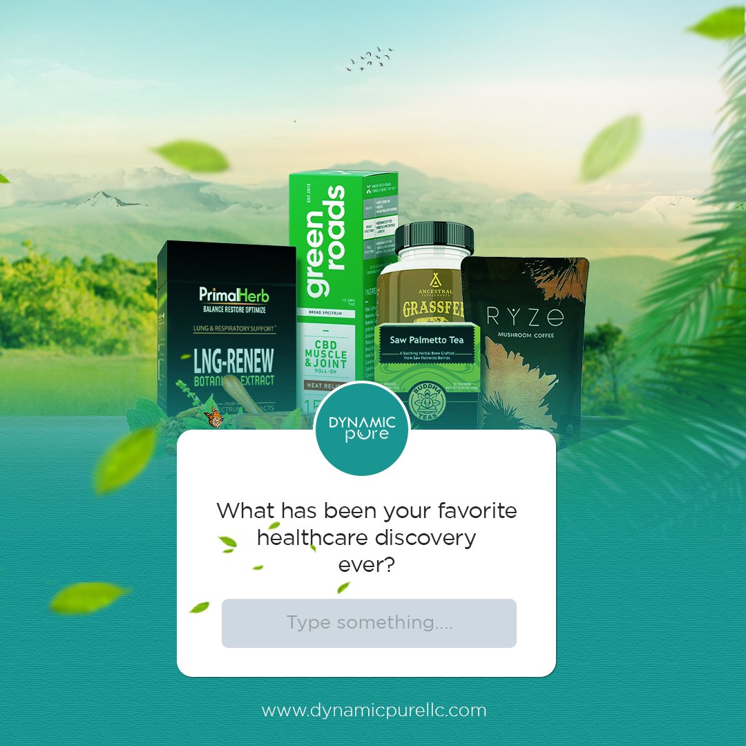 dynamicpurellc's tweet photo. We would love to hear which ingredients, products, routines, or tips you are grateful for?
Share your healthcare secrets with us. 💚
#dynamicpurellc #herbal #healthcare #organic #instagood #wellness #instagram #health #fitness #nature #beauty #vegan #selfcare #bhfyp #workout https://t.co/mTT1ZzuKZ3