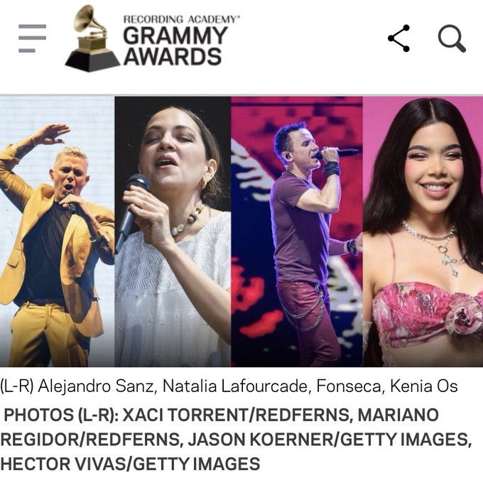 kosculiacan's tweet photo. Kenia Os es portada de la página oficial de Los Grammy. https://t.co/5FPjwULNkX