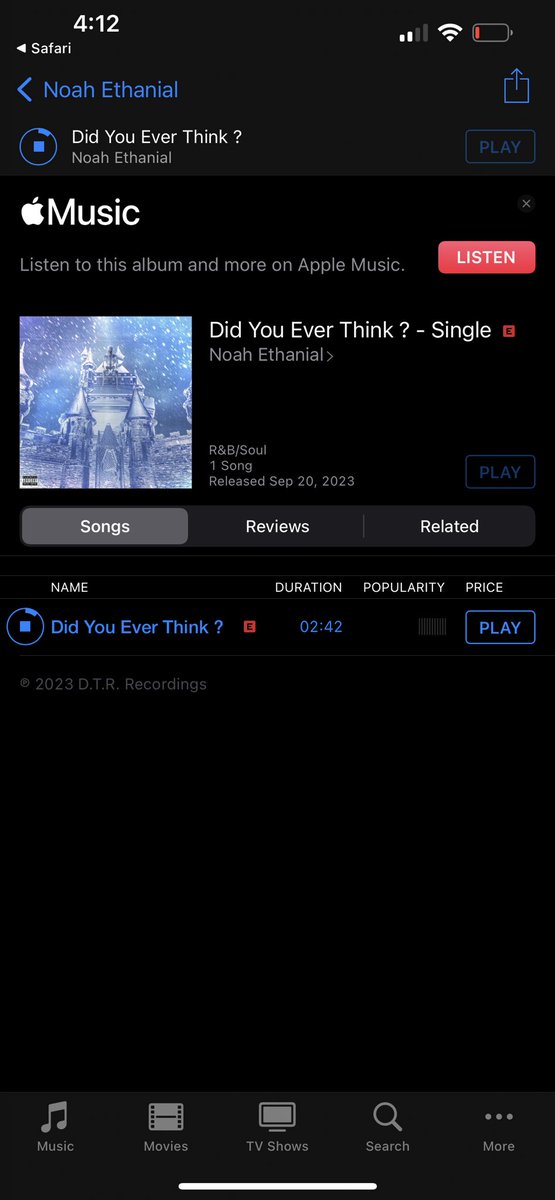 noahethanial's tweet photo. Did You Ever Think ? - OUT NOW 🥂
https://t.co/tJQPUmLKrD https://t.co/CQOTnz8ThE