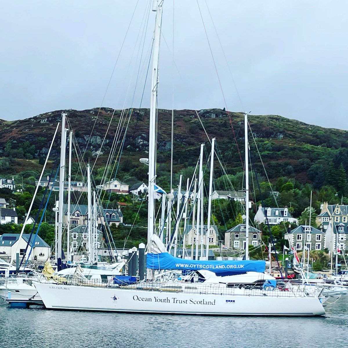 A quick update from our team who are enjoying an Ocean Youth Tryst voyage!

“Anchored in Tarbert, spending the day learning our ropes, filling out our logbooks and stretching our sea legs after a windy and wet sail yesterday from Holy Loch.”