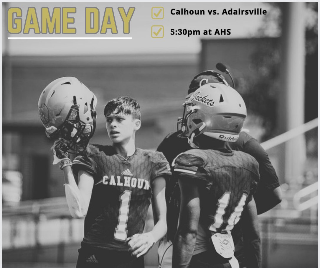 CalhounMiddleFB's tweet photo. GAMEDAY🏈 https://t.co/Wy9AIUK45E