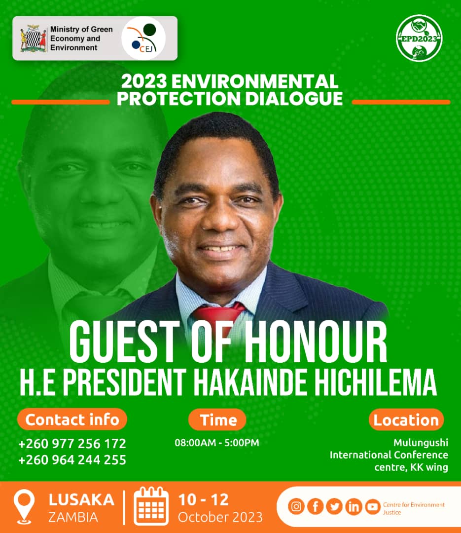 TholeShoes's tweet photo. 🌿 Exciting News! 🌿
 EPD2023! 🌍 His Excellency, Mr. Hakainde Hichilema, President of the Republic of Zambia, will grace us with his esteemed presence as the Guest of Honour.✨
#EPD2023 
#EnvironmentalEquity
#EnvironmentalJustice 
#EnvironmentalSustainability
#PresidentHH https://t.co/joukLFMlFb
