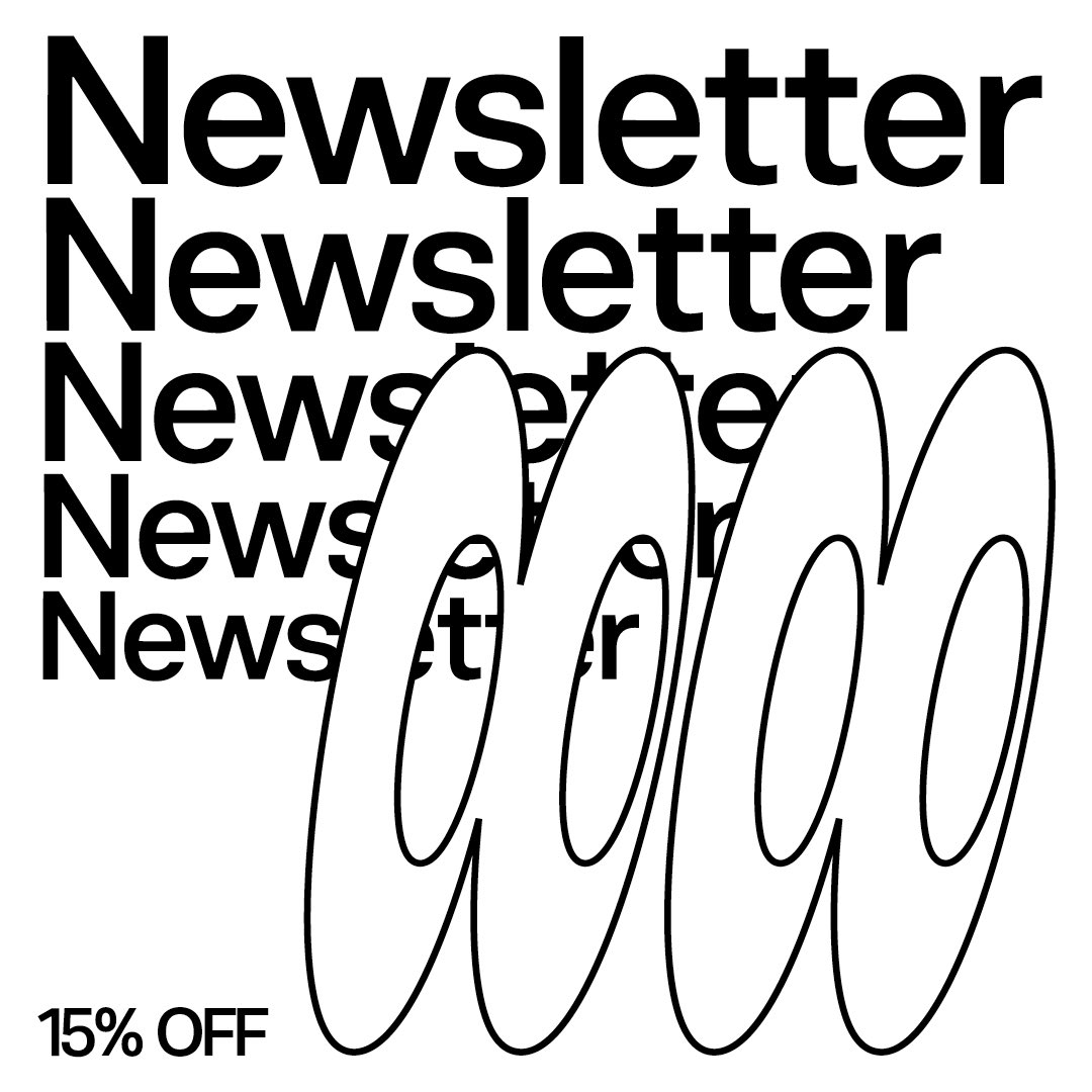 We’re preparing a brand-new 
★ NEWSLETTER★
Irregular dose of our new fonts, stories behind &amp; cultural overlaps, publications and lectures.

→ eepurl.com/hkaEqL ←

Sign up now for ★15% DISCOUNT★ send in our first newsletter scheduled for autumn!