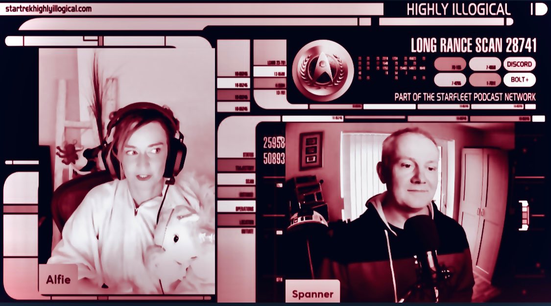 Tonight Alfie &amp; Spanner go head to head in a new episode of the Star
 Trek Highly illogical Quiz; the Highly illogical quiz about Star Trek! Join us at 7pm (GMT)// 2pm (EST) exclusively streamed LIVE on <a href="/boltplus/">Bolt+</a> #🖖 #highlyillogical #warp #trekkies #livelongandprosper #TNG #TOS