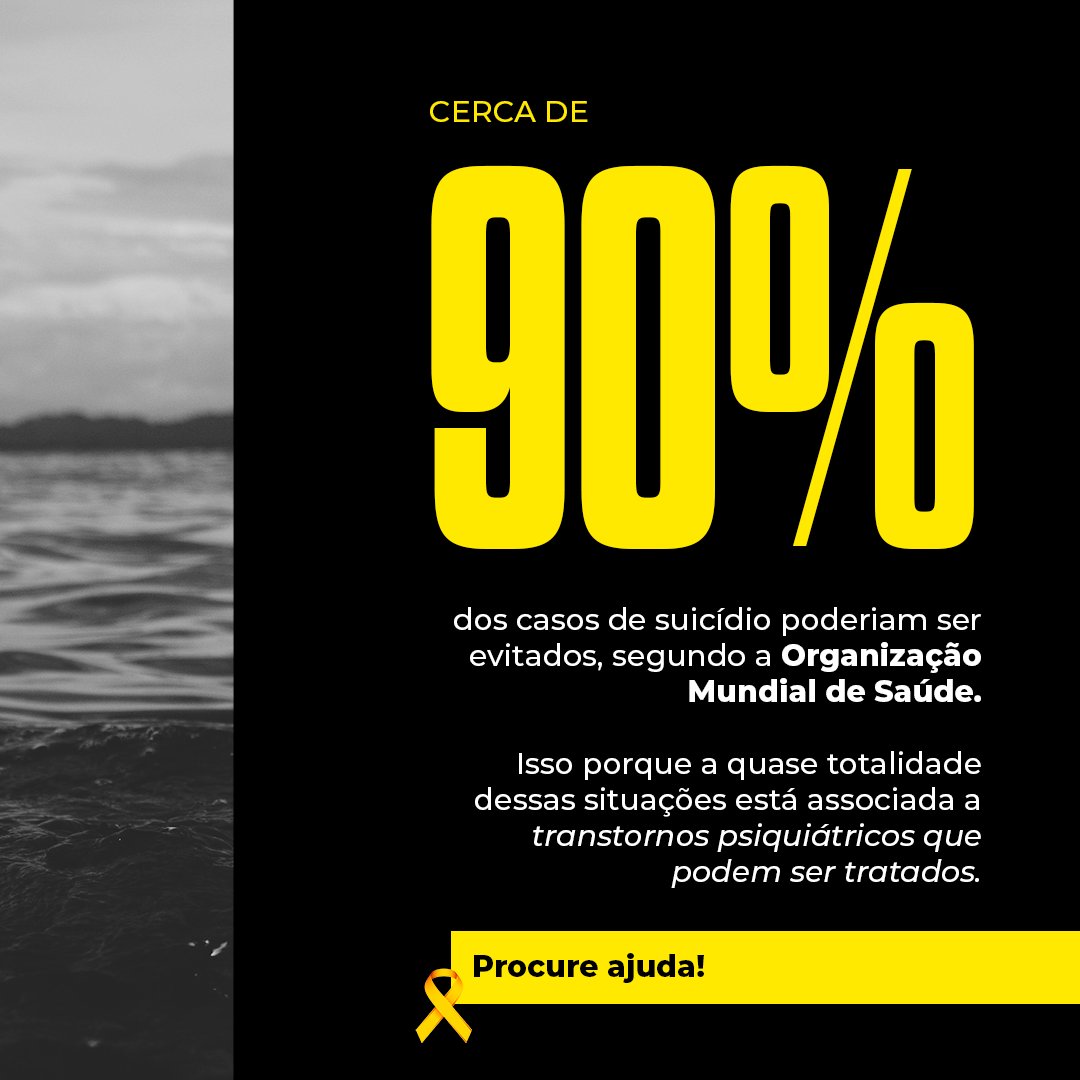 FENAPEF's tweet photo. Não deixe o preconceito e o medo te impedirem de buscar ajuda psicológica!
Cerca de 90% dos casos de suicídio podem ser evitados, pois estão relacionados a transtornos psiquiátricos tratáveis.
#Vocêimporta. Sua #saúdemental importa. #Procureajuda! Você não está sozinho. 💙 https://t.co/TOTVIP2dTP
