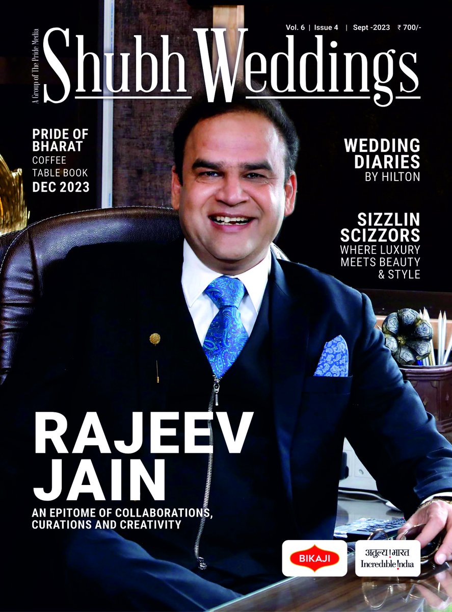 Expressing gratitude to 'Shubh Weddings' for featuring this Cover Story!! Feeling blessed and wishing the Magazine continued success and growth. #shubhweddingsmagazine #rashientertainment #rajankayasth #aarti_nirvan #weddingtourism #indianweddingtourism