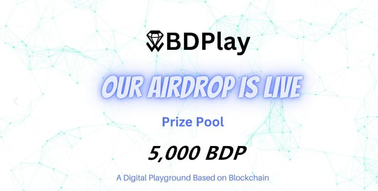 New #airdrop: BDPlay (Random 2500)
Reward: 1.6 BDP (~$4) 
News: Playground
Distribution date: October 10th

🔗Airdrop Link: t.me/BDPlayAirdropB…

The top 200 referrals will each get more BDP tokens #Airdrop6