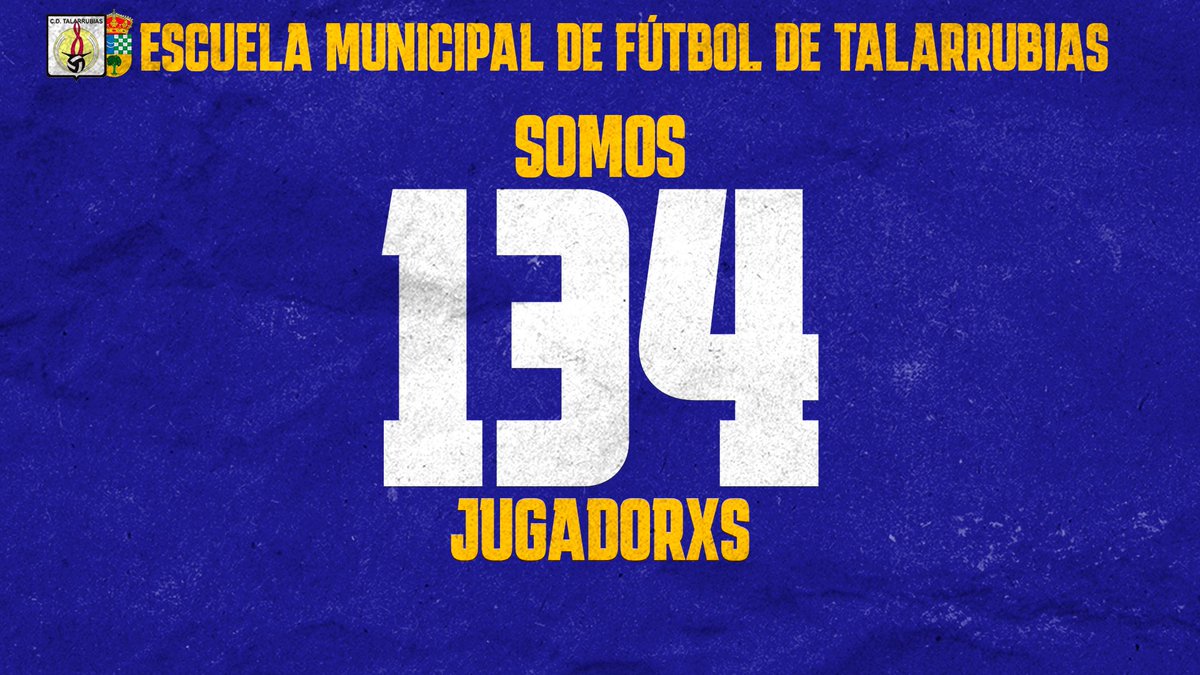 ¡Os presentamos el EQUIPAZO para esta temporada!🙌🏽

Y no podemos estar más contentos con los pedazos de futbolistas que van a disfrutar y aprender, ¡134!🥳