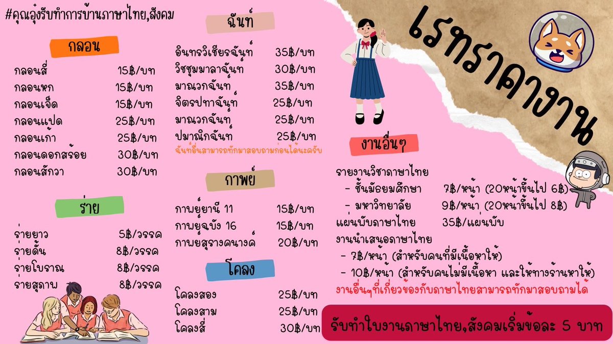 PPXHW's tweet photo. เปิดรับทำการบ้านภาษาไทยและสังคมค้าบ สอบถามได้เลย
กดเฟบ❤️แล้วเด็มมาได้เลย 🙏 245♾
#รับทําการบ้านมหาลัย #รับทำการบ้านมัธยม #รับทำการบ้านภาษาไทย #รับทําการบ้านราคาถูก #รับทำการบ้าน #รับแต่งกลอน #รับแต่งคำประพันธ์ #การบ้านภาษาไทย #การบ้านสังคม #รับทำการบ้านสังคม https://t.co/2Dswxag7Ss