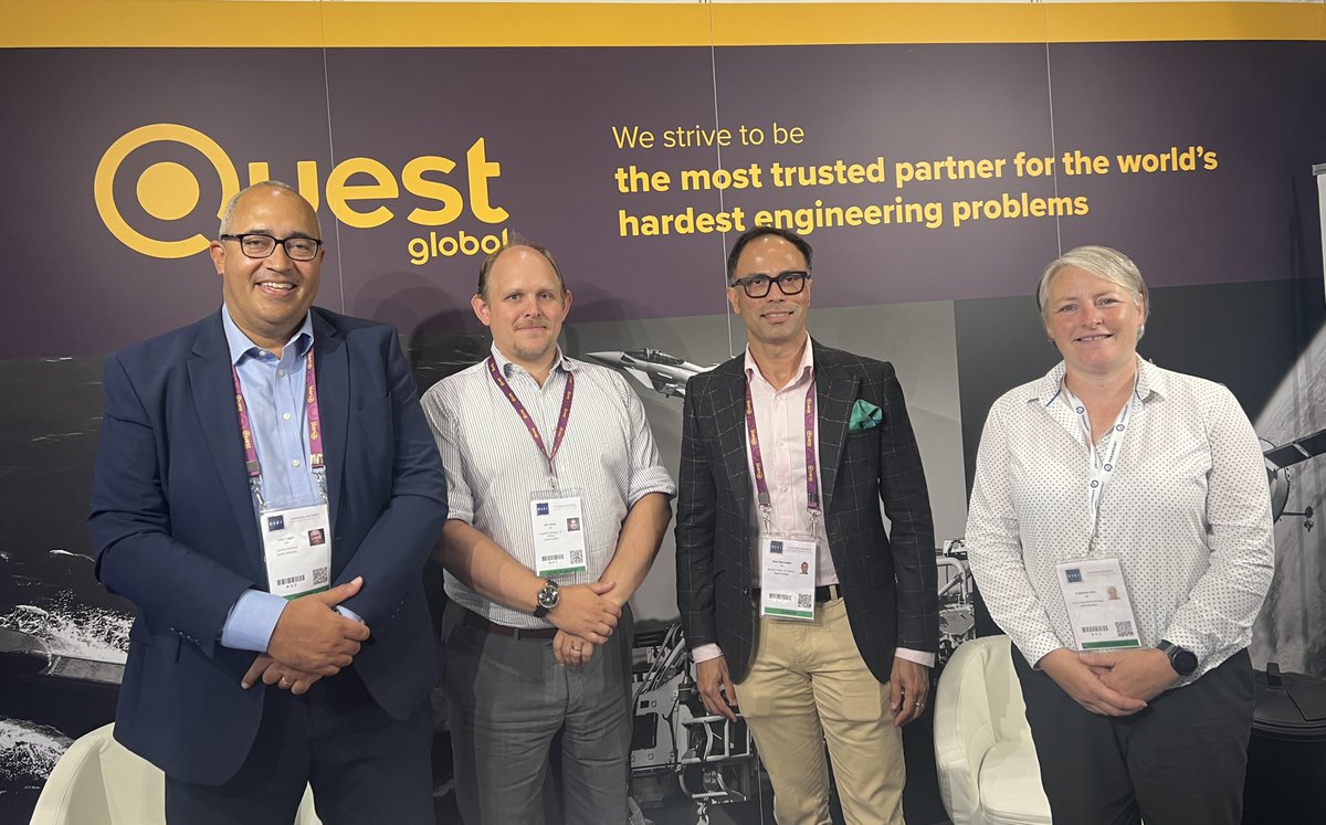 Quest_Global's tweet image. Thank you, DSEI 2023! Grateful for the insights and collaborations sparked at this remarkable event. Until next time! 
#Wrapup #defencetechnology #DSEI #DSEI2023 #DefenceExpo #QuestGlobal