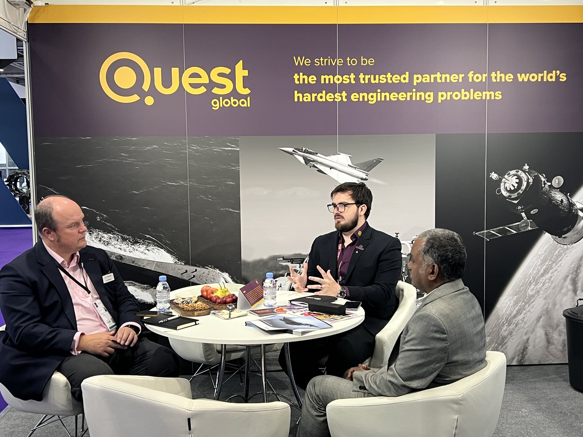 Quest_Global's tweet image. Thank you, DSEI 2023! Grateful for the insights and collaborations sparked at this remarkable event. Until next time! 
#Wrapup #defencetechnology #DSEI #DSEI2023 #DefenceExpo #QuestGlobal
