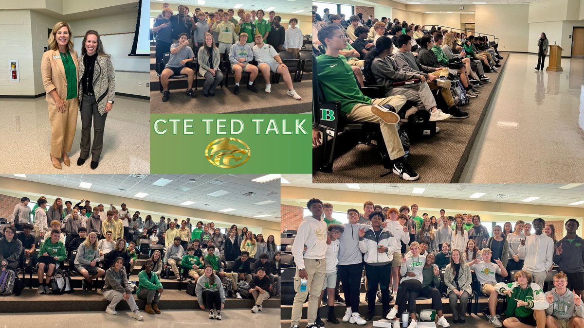 Yesterday, in our first CTE Ted Talk series, Stephanie Gunter, Senior Director for VMware, Inc., spoke to 175+ CTE students about transferable skills in the workplace.  We appreciate Stephanie sharing her story and guidance with our students. #CTAEdelivers #careerskills #buford
