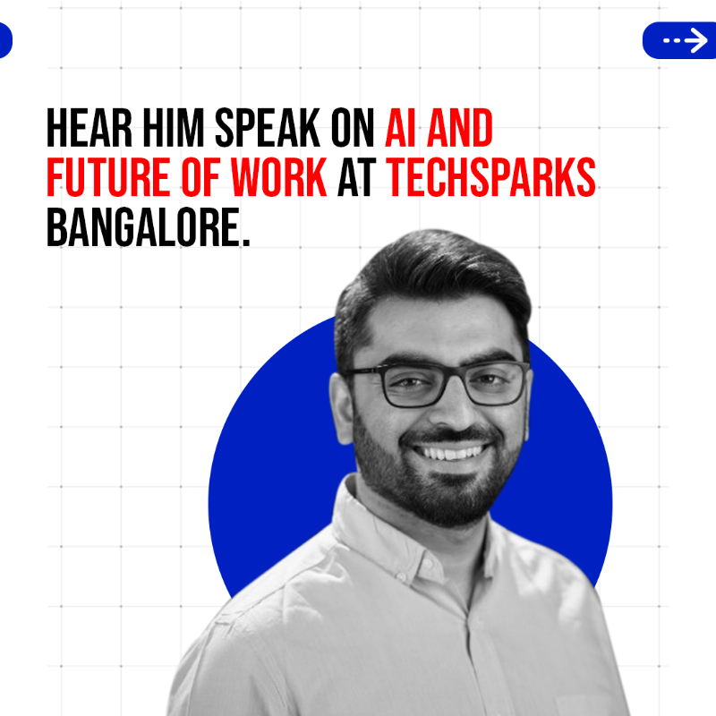 YourStoryCo's tweet photo. Meet @Ankit_Durga, Co-founder and CEO, @fundamentoai, an enterprise-focused contact center automation solution powered by AI. Join us at #TechSparks2023, the destination for #TheGreatIndianTechade and listen to Ankit share his views on AI and Future of Work.