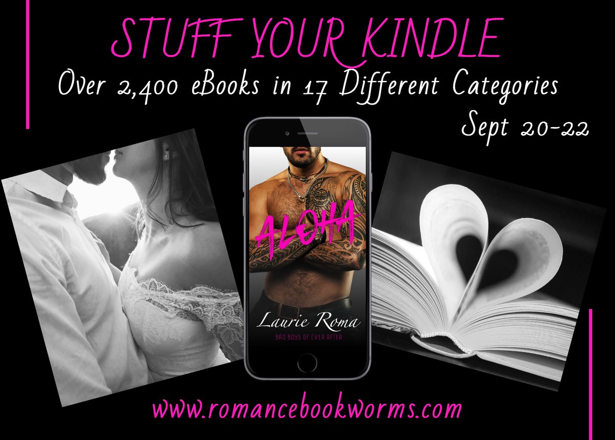 💕 It's time to #StuffYourKindle with FREE books! Make sure you grab a copy of ALOHA - listed under the Steamy Contemporary genre! 💕 romancebookworms.com

#StuffYourKindleDay #Freebooks #romancebooks #StuffYoureReader