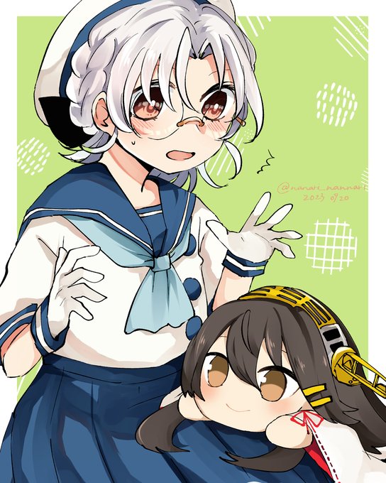 「haruna (kancolle) grey hair」Fan Art(Latest)