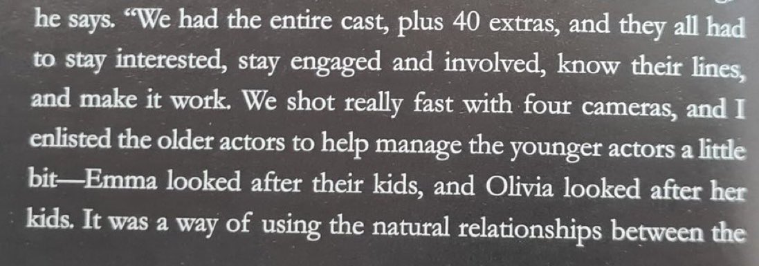thinkdcooke's tweet photo. Olivia and Emma were helping with managing the child actors (Emma looked after Rhaenyra's kids, Olivia after Alicent's) when shooting the confrontation at Driftmark! https://t.co/PrtHcf6FCn