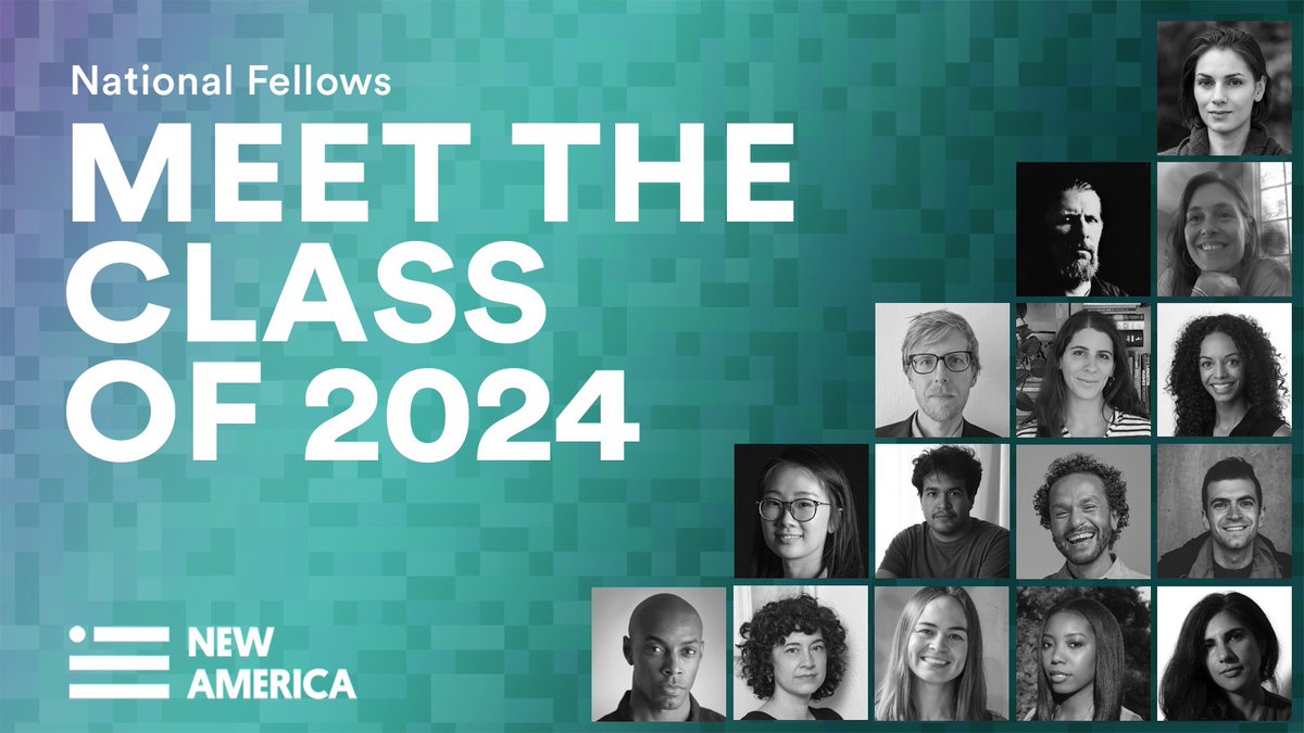 Join us again in welcoming the Class of #2024NAFellows to @NewAmerica 👋

Read all about them in the September edition of THE FIFTH DRAFT: createsend.com/t/d-1A126E9BC5…