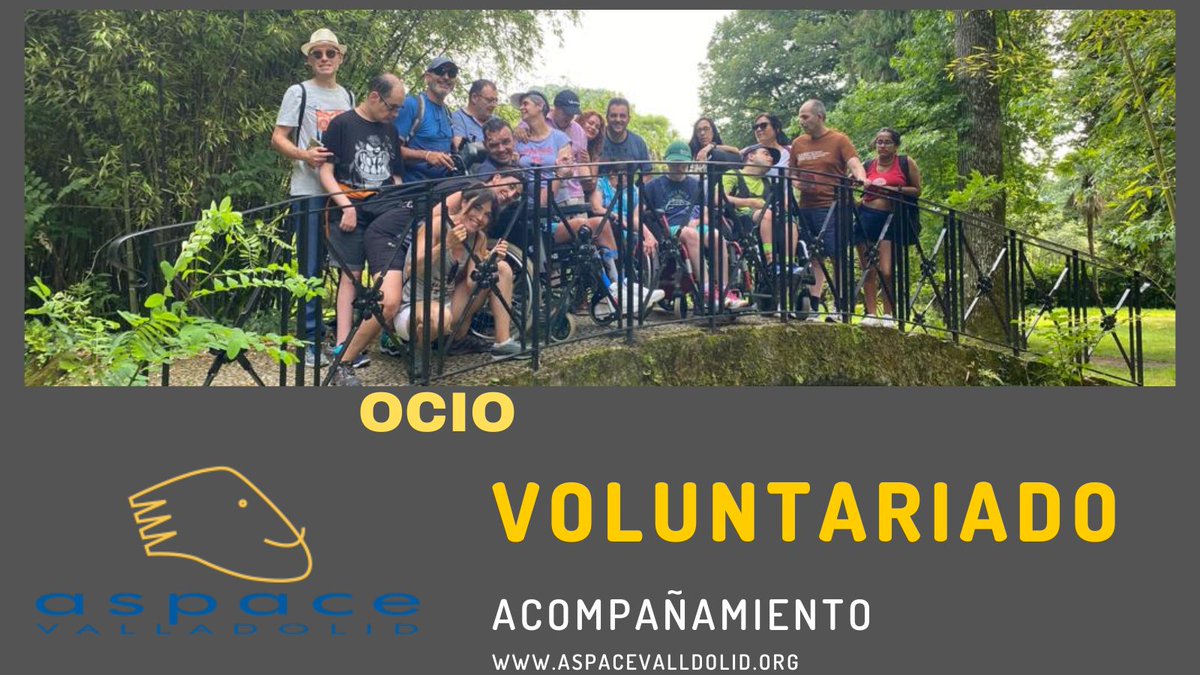 AspaceVall's tweet photo. 📢Hazte voluntario/a y ayúdanos a mejorar la vida  y del #ocio de las personas usuarias de nuestro centro @AspaceVall Plantéate nuevos retos, otras maneras de pasar el finde y descubre todo lo que puedes aportar.
#voluntariado #somosaspace #paralisiscerebral https://t.co/EbbZkGKcJ9