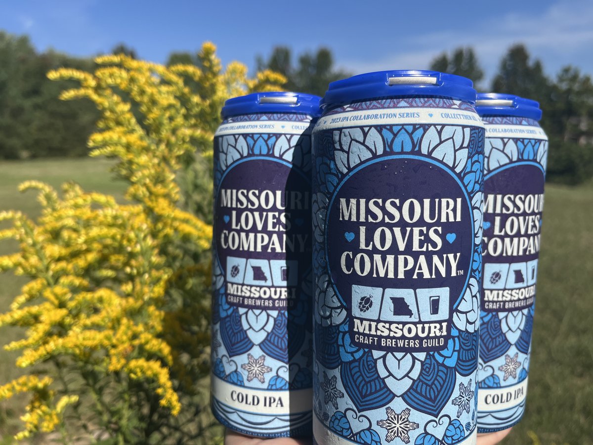 Today's the day! You will finally be able to get a taste of the latest version of our Missouri Loves Company IPA Collaboration Series. We really think you'll enjoy this delicious Cold IPA! Visit mocraftbeer.com/collab to find a participating brewery near you! 🍻