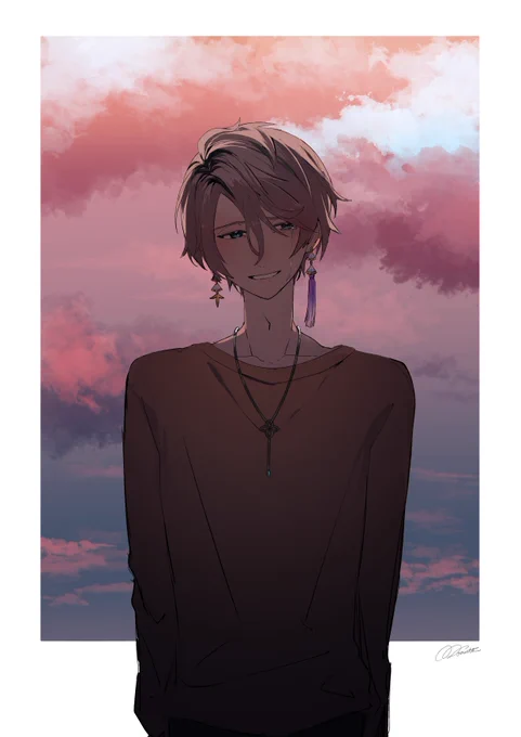#描いた晴 