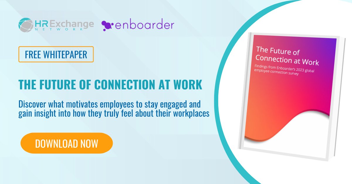Disconnected employees are 4x as likely to quit in the next 6 months. That's why creating an effective employee engagement program is a necessity.

Download <a href="/Enboarder/">Enboarder</a>'s report to get a clear picture of what employees need from you 👉 bit.ly/3ZaYlel

#humanresources