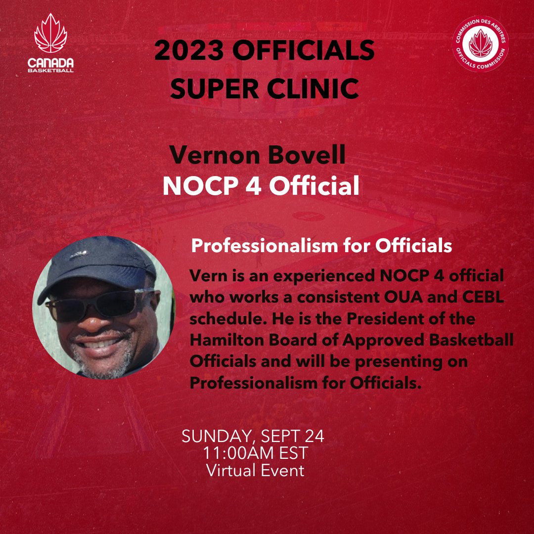 4⃣ days away from the Officials Super Clinic 🎟️ Register here: bit.ly/45RgC2C