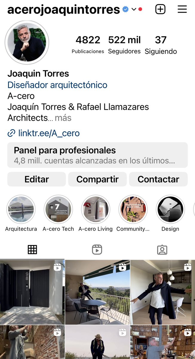 Ya somos más de medio millón de personas la comunidad de A-cero en Instagram. Supongo que la mayoría me seguís y/o veis el contenido… Pero por si acaso. Aquí os dejo el perfil: instagram.com/acerojoaquinto…
Gracias 🙏🏻