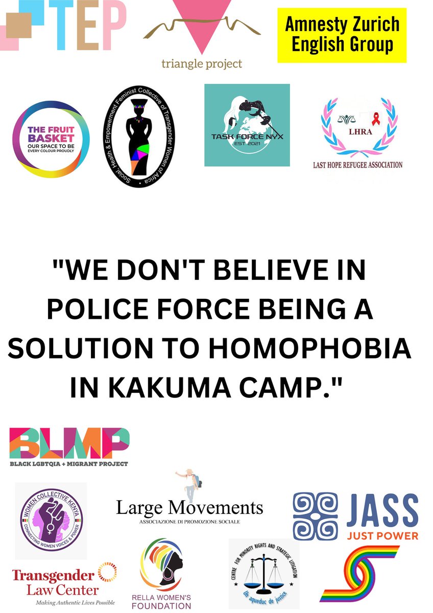 freeblock13's tweet photo. We don't believe in @NPSC_KE as a solution to the homophobia we are experiencing severely in Kakuma refugee camp. We need a realistic durable solution. @irunguhoughton @MuthoniNgige @Po_kimani @NLinKenya @theurbant
#freeblock13 #freelgbtkakuma #LoveIsHuman #KakumaNotYetSafe https://t.co/uQeUF3dXad