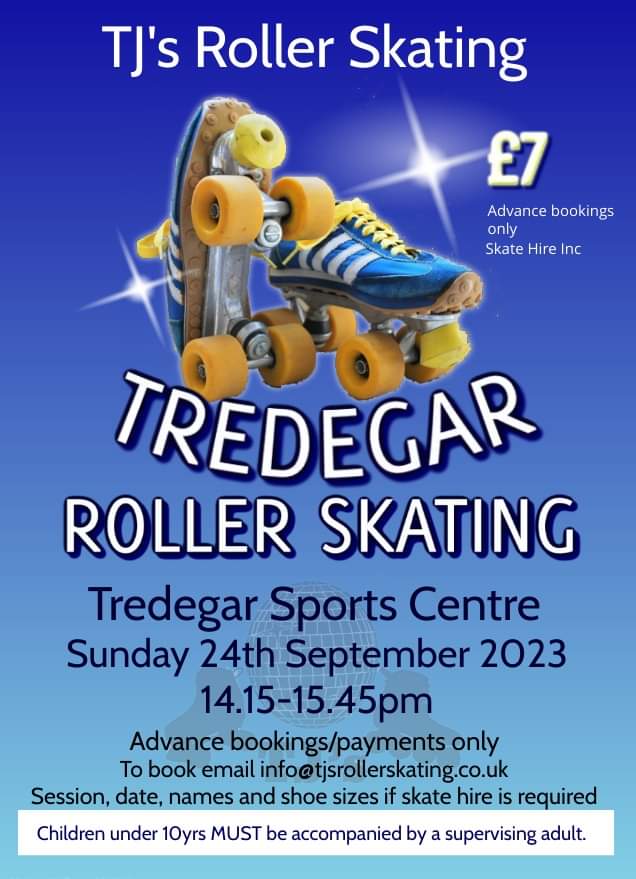 **New Tredegar Monthly Roller Skating**