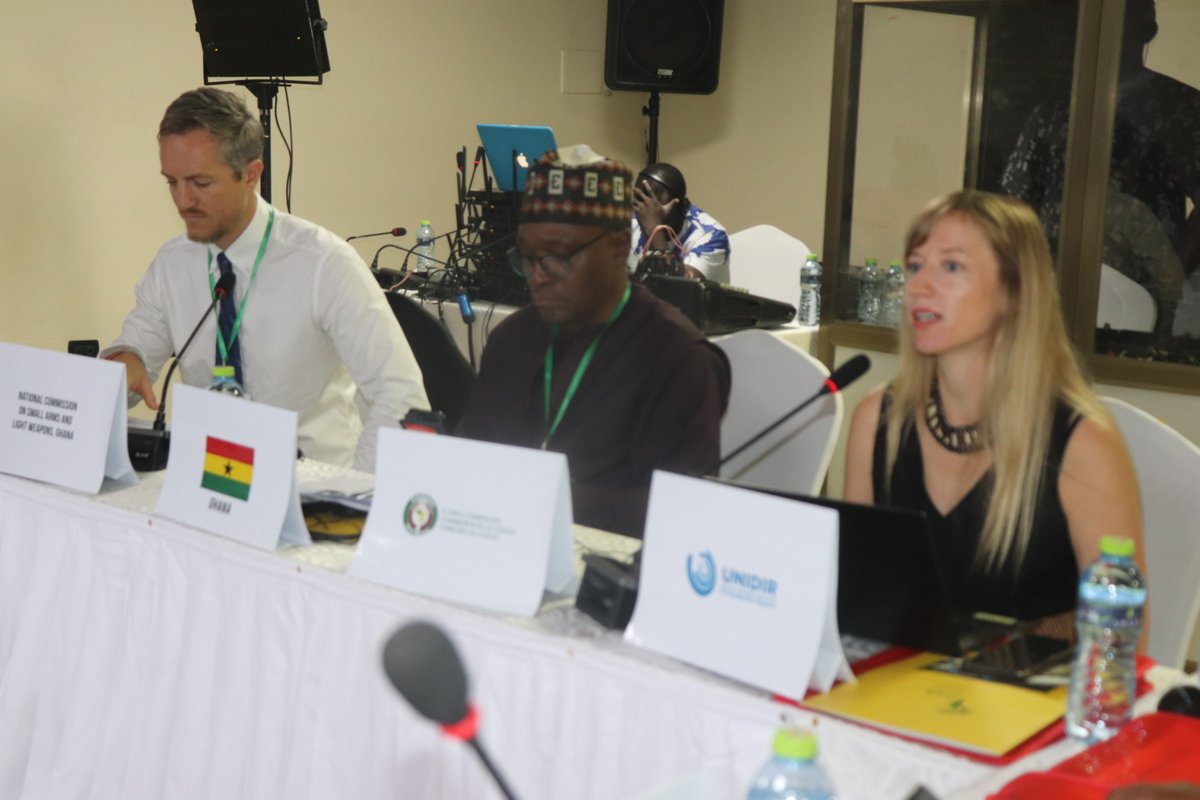 ECOWASdevparcel's tweet photo. Day 2 Accra, 🇬🇭ECOWAS and @UNIDIR explore gender perspectives at the 2023 regional seminar on arms control and disarmament in West Africa.
The results of the annual seminar will deepen the assessments of regional arms control, disarmament and weapons non-proliferation regimes. https://t.co/H1qi8glK3b