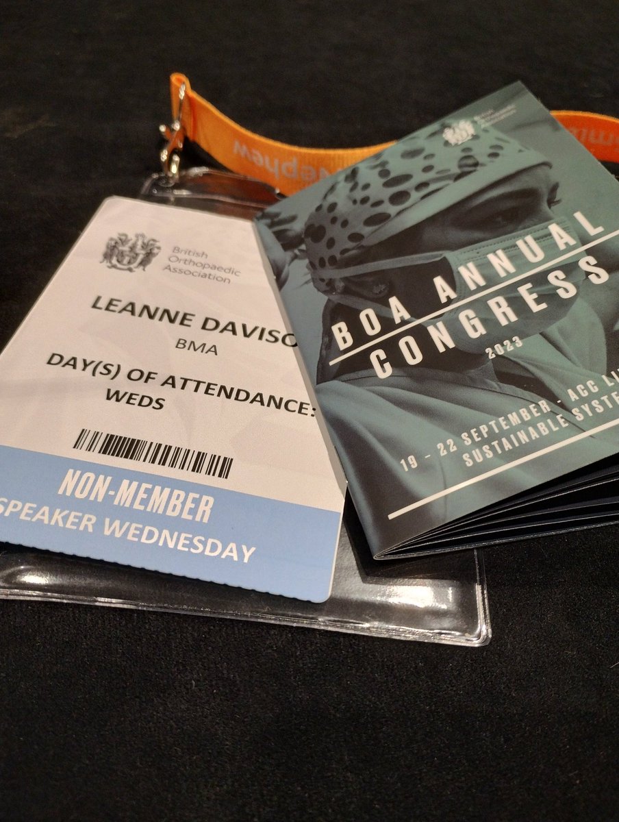 leannehdu's tweet photo. Delighted to be speaking at the British Orthopaedic Association Annual Congress SAS session this afternoon. #sasbychpice #abilitynotgrade  @BMA_NI @BMA_SAS @BritOrthopaedic @JulieRMCraig https://t.co/De8UTROdiL