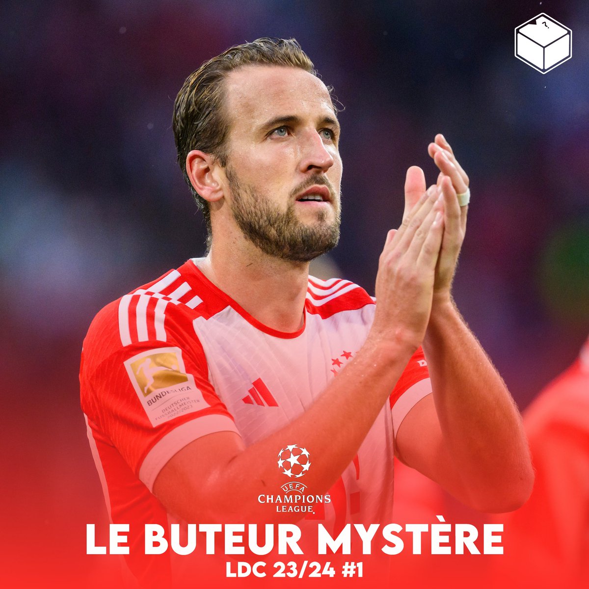 MaillotMystere's tweet photo. Concours 🚨

Le prince Harry débute brillamment en  LDC avec le Bayern ? 🔴⚪️

Si Harry Kane marque en premier contre Manchester United, l’un de vous remportera un maillot mystère 👕

Pour participer :

➡️RT ce post 
➡️Follow @MaillotMystere 

Bonne chance à tous et bon match 👊 https://t.co/20Z4gbeZS4