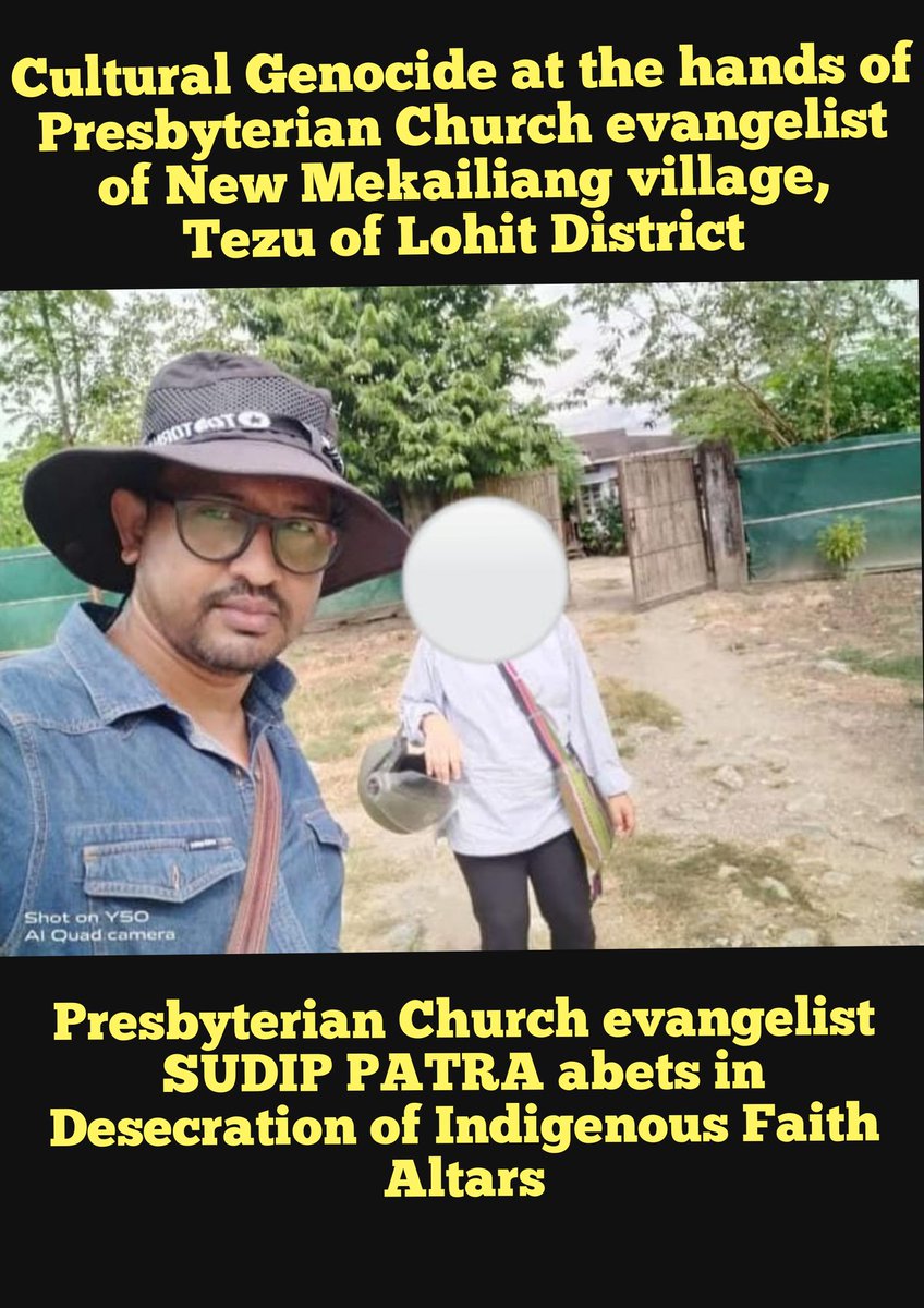 JusticeForumAP's tweet photo. RAP (Restricted Area Permit) PAP (Protected Area Permit) &amp; ILP (Inner Line Permit) clearly mentions restrictions on Missionary Activities in Arunachal  2 Preserve its Indigenous Faith &amp; Culture
Who allowed evangelist Sudip Patra 2 break RAP PAP &amp; ILP norms? @AmitShah @India_NHRC https://t.co/nUO3SXZCm6