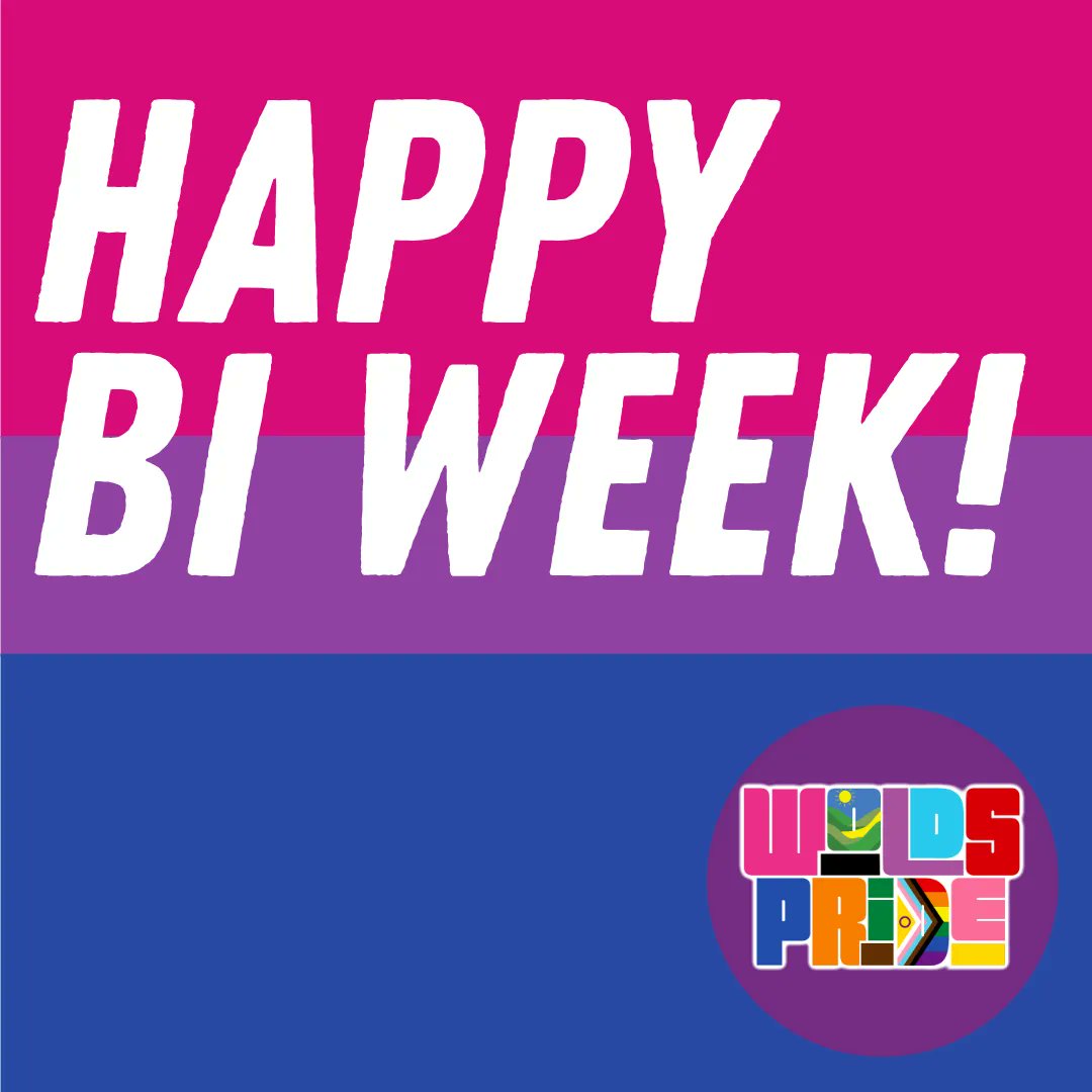 Happy #BiWeek folks! To our bi identifying folks and communities around the world, we see you, stand with you, and celebrate you!