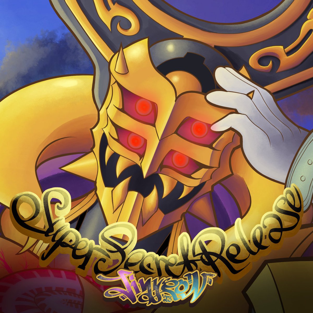 jinyeon_otter's tweet photo. [New Art #Preview! (09/2023) // Super Secret Release]

The Golden Land awaits those foolish enough to get blinded by its golden sheen and abundance of riches…

(🔍 The full image can be found soon on your next hike towards El Dorado 🔍)

#digitalart #yugioh https://t.co/CXpUq1B0I4
