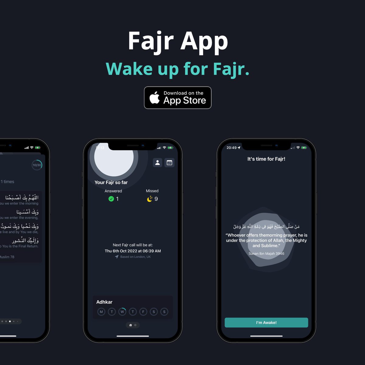 fajrioapp's tweet photo. @xavierjp__1 Or you can download our app 👀

You’ll get a wake up call everyday for Fajr. And it’s FREE. 

https://t.co/GHfUmrAiYm https://t.co/jVRZPiRqbT