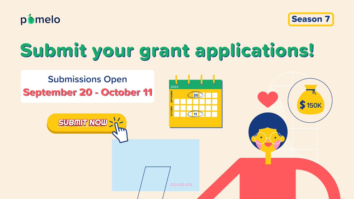 Tothemoon_Park's tweet photo. Applications for Pomelo Grants Season 7 are officially open, starting now!
#EOS $EOS #NewEOS #EOSReturns #Antelope #EOSEVM #IBC #ENF
#DeFi #Web3 #Pomelo
@EosKorean @PomeloGrants https://t.co/8xsUkjnHrK