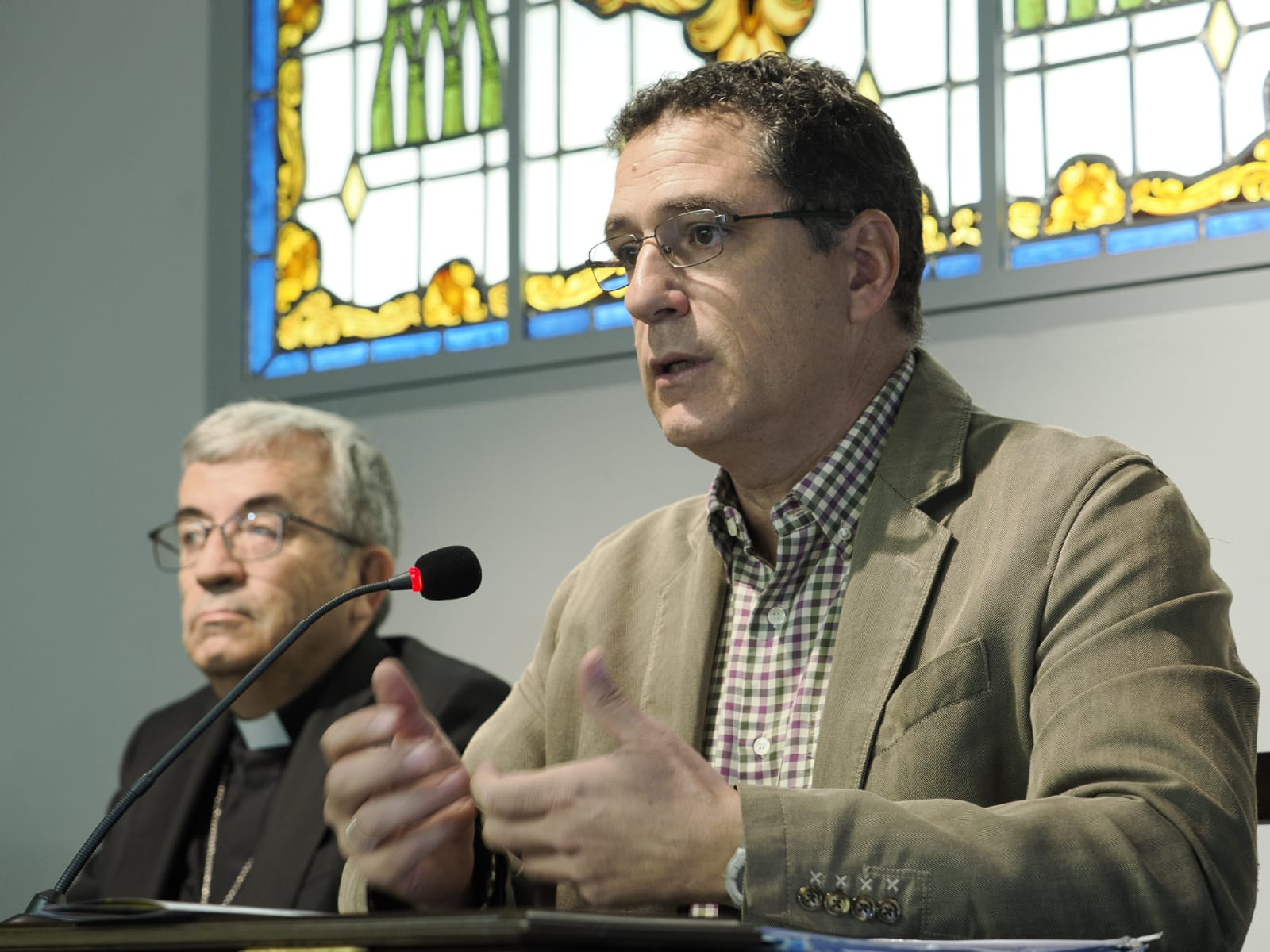 Argüello, durante la presentación del informe