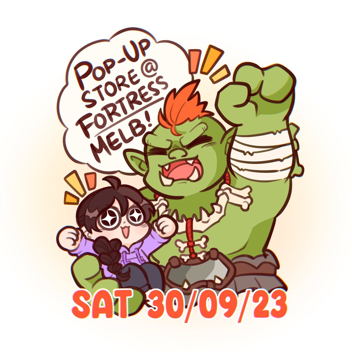 Nominno_rice's tweet photo. I'm having a pop-up store @FortressMelb  on Sep 30th, from 6-9pm. It's an iconic hub for gamers and a fantastic hangout spot in the CBD!

Come see my collection of cute stickers, keychains, and pins inspired by games &amp; pop culture. Hope to see you there ٩( ᐛ )و https://t.co/T3a1aJtg3q