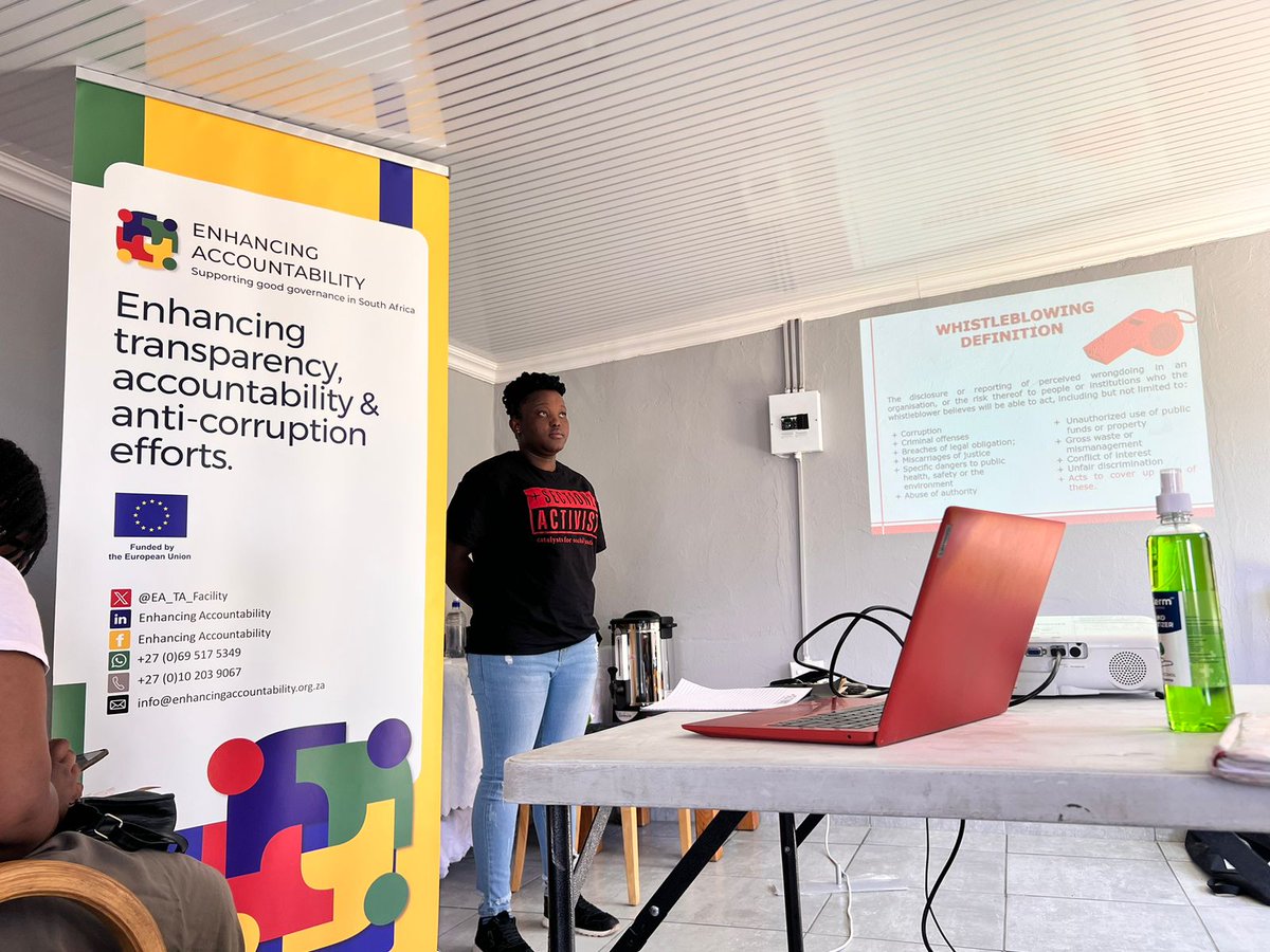 Join the fight against #HealthCorruption! 

Corruption in South Africa's health sector has dire consequences. SECTION27 is taking action by educating #AIDS councils and clinic committees. The first workshop kicked off in Mpumalanga this #WhistleblowerWednesday.

<a href="/EuinSA/">EU in SA</a>
<a href="/giz_gmbh/">GIZ</a>