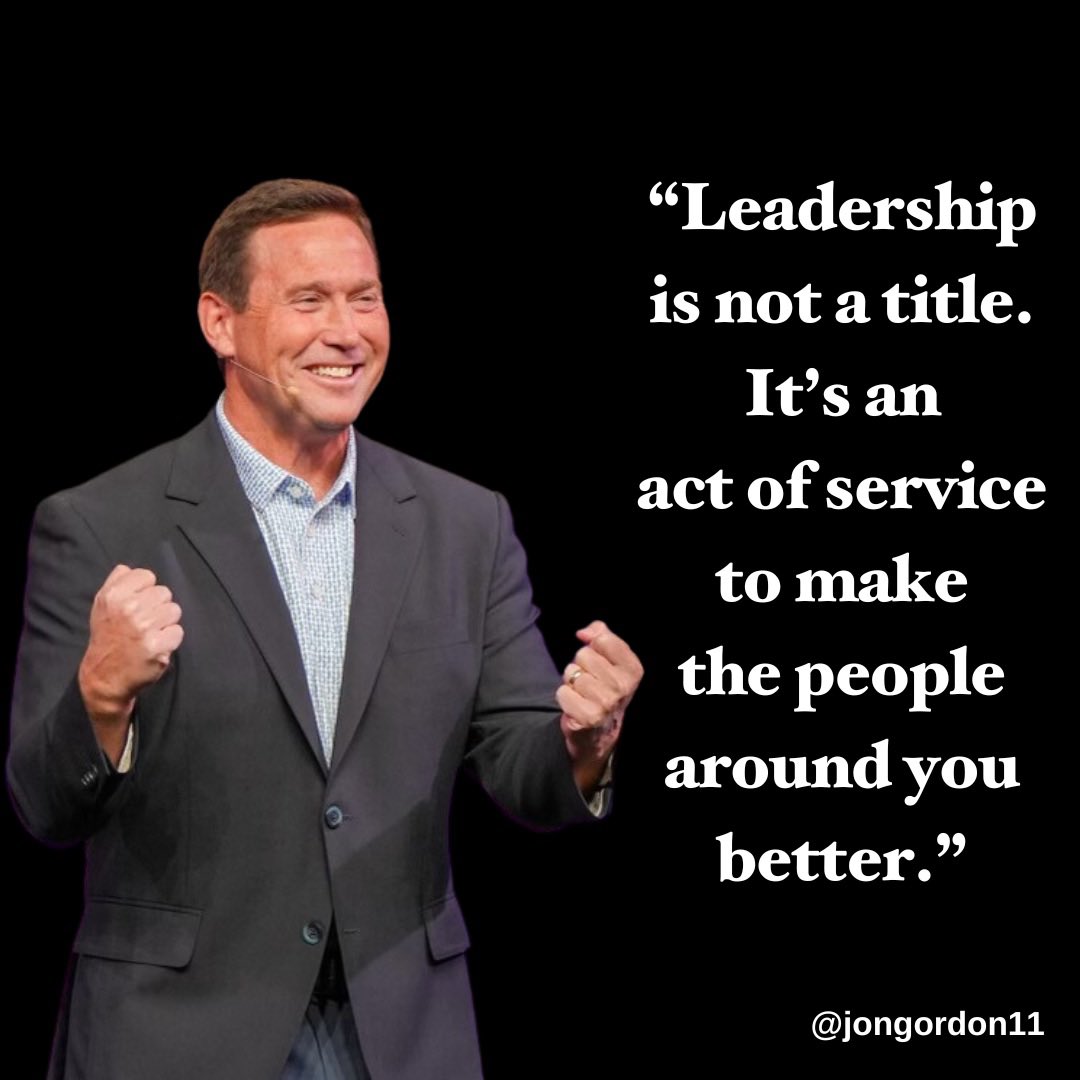 Jon Gordon tweet media