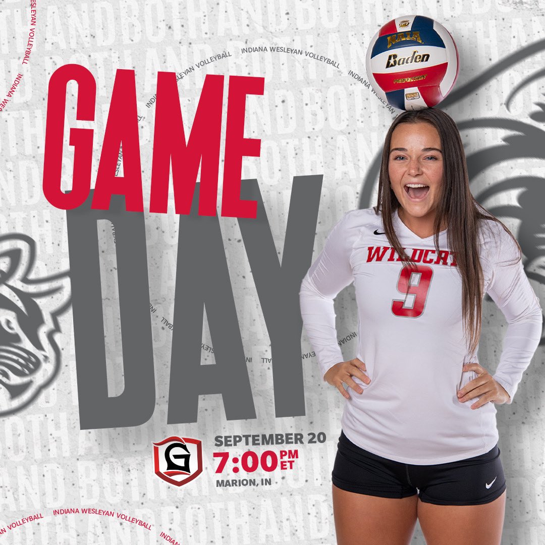 🏐 GAMEDAY 🏐

<a href="/IWUVBall/">Indiana Wesleyan Volleyball</a> looks to stay undefeated tonight in Luckey Arena! 🏐

🆚 Grace
⏰ 7:00 p.m.
📍 Marion, Ind.
🔗 Live stats and video are available at IWUWildcats.com

#BothAnd