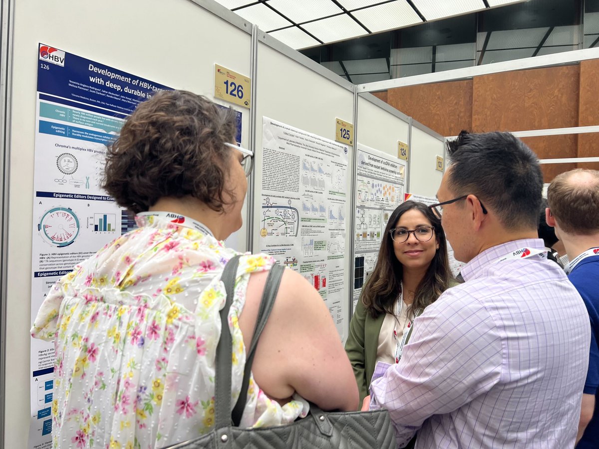 These new data show deep, durable silencing of key hepatitis B viral markers after a single dose of Chroma’s epigenetic editor, highlighting the potential of our approach to treat chronic #HBV.

How did we get here? @jaffaeb is back for another data  🧵.

#EpigeneticEditing
1/7