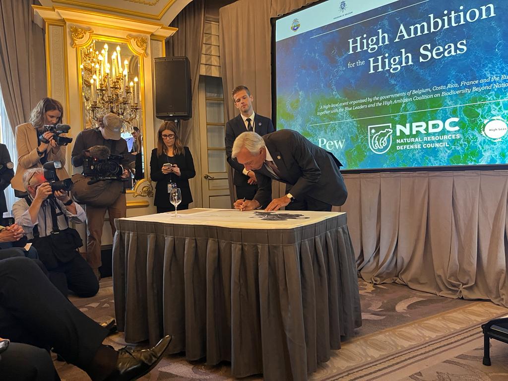 HighSeasAllianc's tweet photo. @Tsahkna @MFAestonia @AHuitfeldt @HerveBerville We thank HE Steffi Lemke Minister of Environment, Germany 🇩🇪and HE João Gomes Cravinho Minister of Foreign Affairs, Portugal 🇵🇹for marking their commitment spearheading the #RaceForRatification. https://t.co/v3hIKeRC65