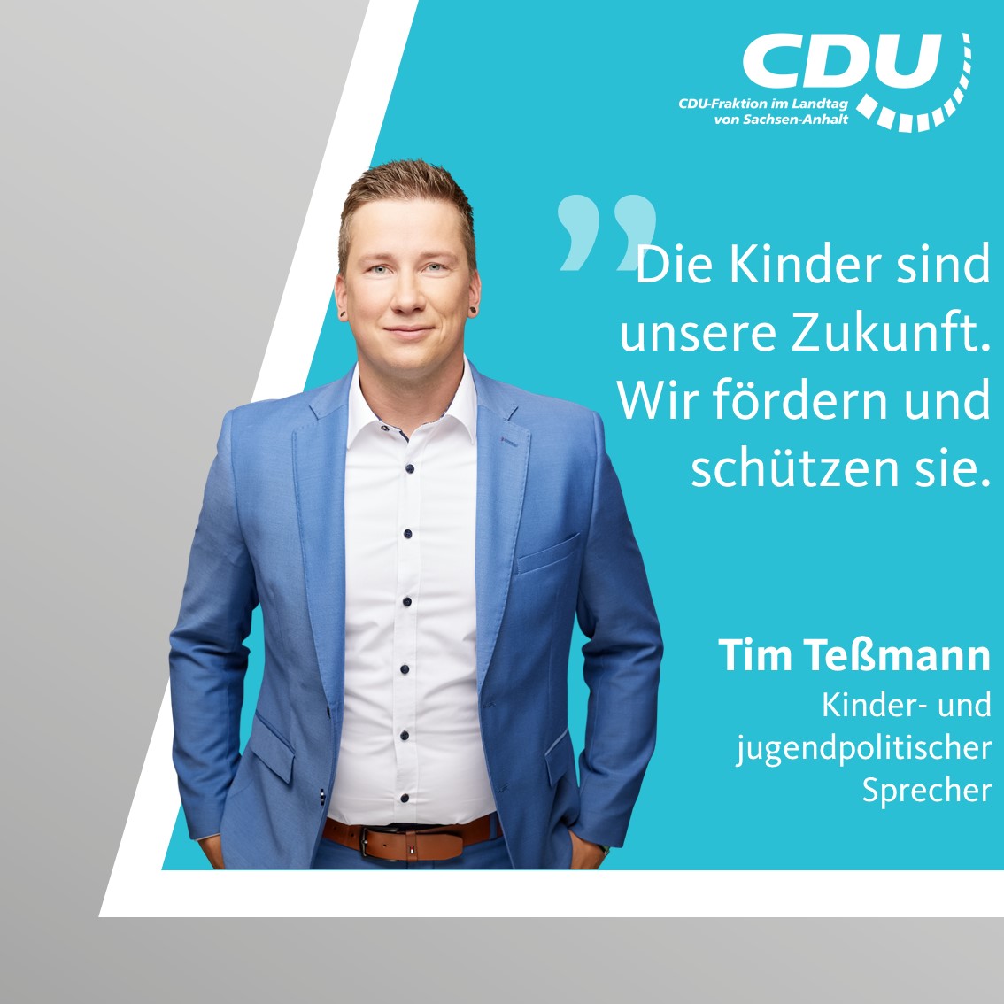 CDU-Fraktion LSA (@cdufraktion_lsa) on Twitter photo Heute ist #Weltkindertag. Hierzu stellt der #kinder- und #jugend|politische Sprecher <a href="/tessmann_tim/">Tim Teßmann</a> fest: Heute ist #Weltkindertag. Hierzu stellt der #kinder- und #jugend|politische Sprecher <a href="/tessmann_tim/">Tim Teßmann</a> fest:
