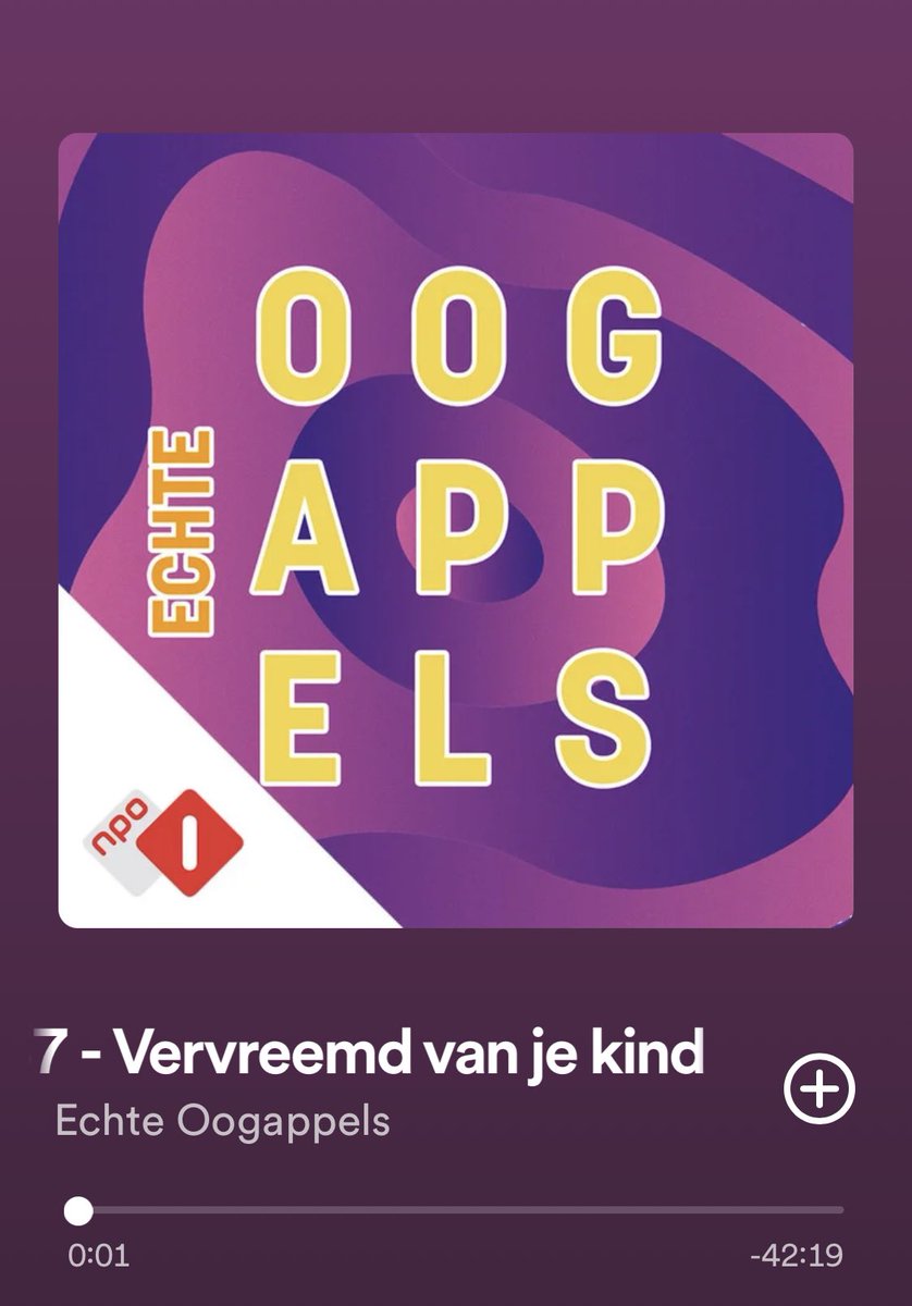 Hierbij de aflevering van de Podcast serie Echte Oogappels horend bij de televisieserie <a href="/oogappels/">Oogappels</a> In deze aflevering ben ik in gesprek met Margreet Reijntjes over verstoorde ouder-kindrelaties. 
<a href="/BNNVARA/">BNNVARA</a> 

spotify.link/Q8jOmN0qfDb
