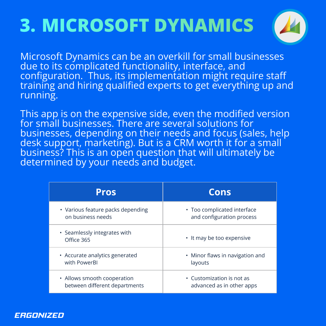 Ergonized's tweet photo. What's the best #CRM for small businesses?

We want to help you, so let's dive into the #crmsoftware world together. Still, need a hand?

📩 Feel free to drop us a line at info@ergonized.com to get a free consultation. https://t.co/gCsu06fCoL