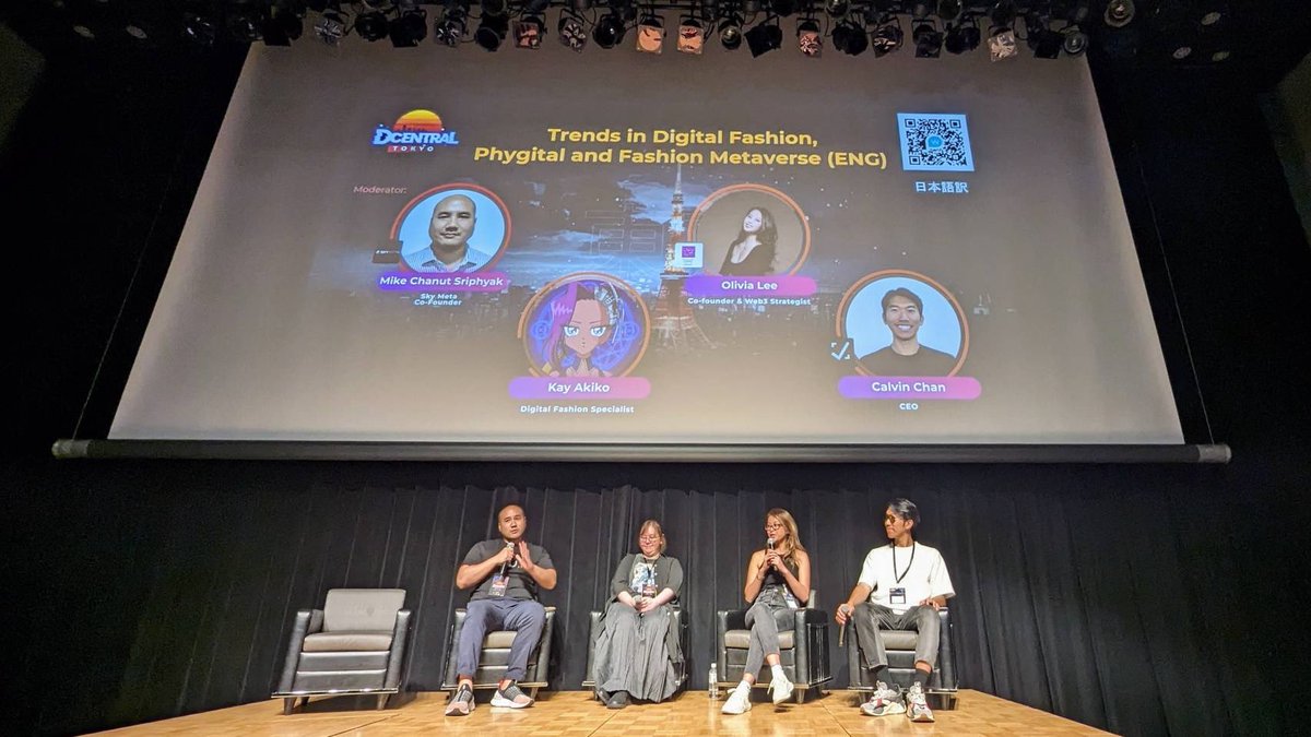 LegitimateTech's tweet photo. Thank you for those who came to listen to the panel with @lgt_calvin
Brought some heat๐ฅto the conversation for exploring Digital Fashion, Phygital and Fashion metaverse๐#dcentral https://t.co/8qrqow1Jyy