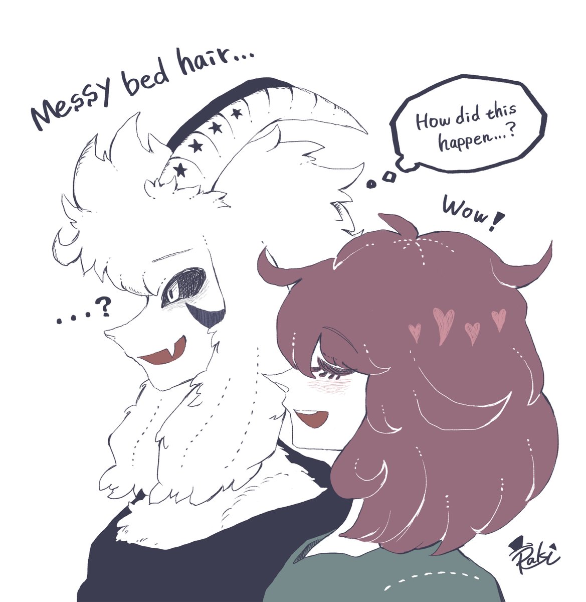 Doodles🐐💖😑 *Re-post

======================
#StartearTale asrisk / friskriel
====================== 