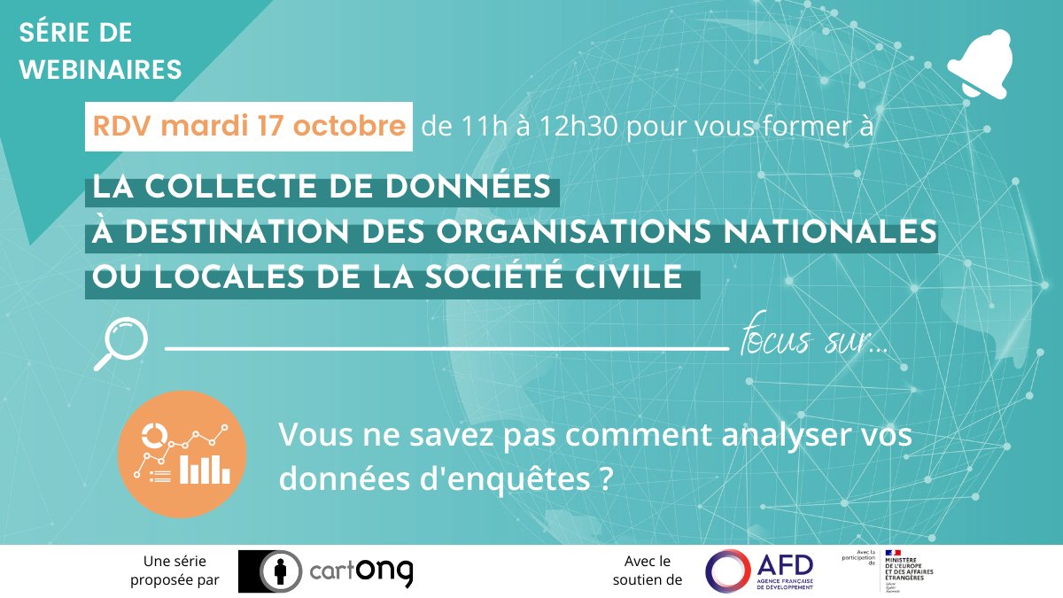 Hier a eu lieu la 4° session de notre série de #webinaires avec un focus sur les astuces pour améliorer votre collecte avec <a href="/kobotoolbox/">KoboToolbox</a> 🗓️​ RDV le 17 octobre pour la 5° session : zoom sur l'analyse de #données.  Infos &amp; inscriptions 👇​
framaforms.org/decouvrir-la-g…
cc : <a href="/AFD_France/">Agence Française de #Développement (AFD) 🇫🇷 🇪🇺</a>